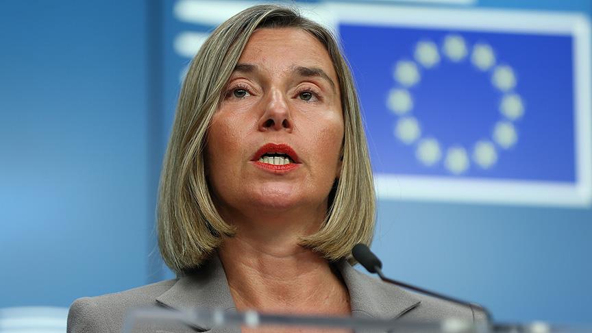 AB Yüksek Temsilcisi Mogherini: AB, Azak Denizi'ndeki gerginlikten ciddi endişe duyuyor