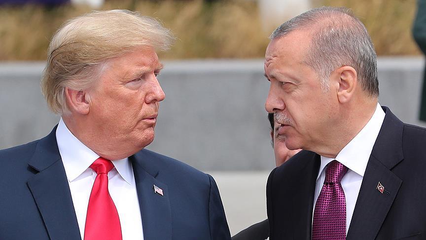 Cumhurbaşkanı Erdoğan ile ABD Başkanı Trump görüştü