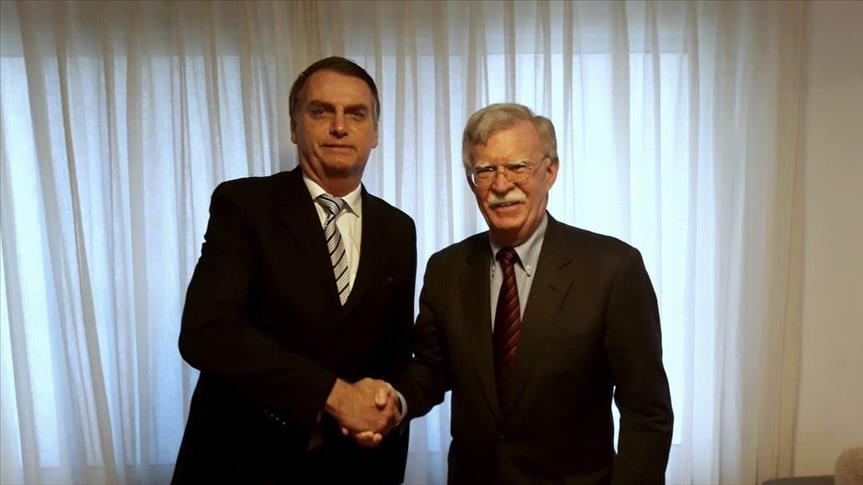 Bolsonaro habló con asesor de seguridad de Trump sobre Venezuela