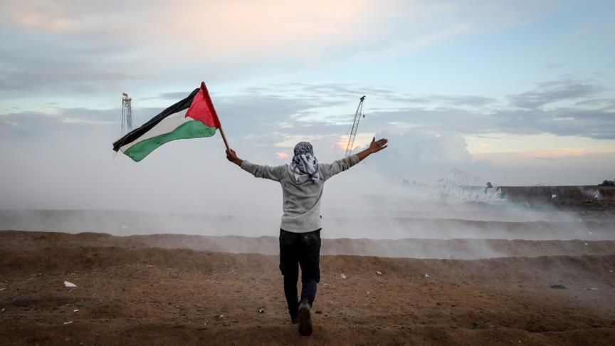 Gazans rally along Israel buffer zone for week 36