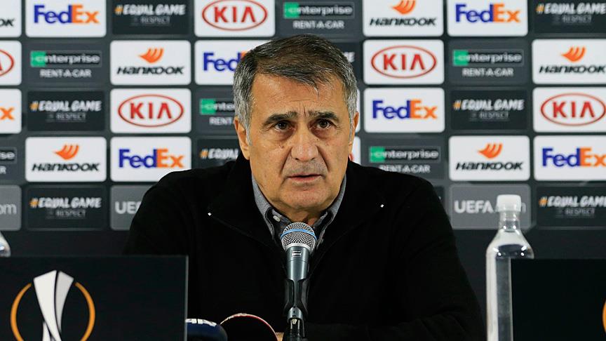 Beşiktaş Teknik Direktörü Güneş'ten futbolcularına tebrik