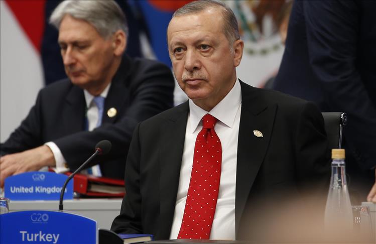 Turkish president attends special session at G20 summit