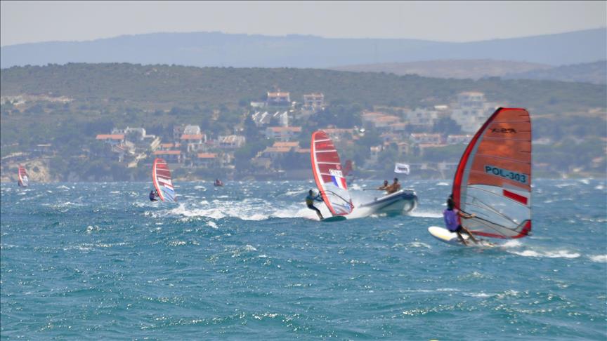 Turkey heaven for windsurfing champion