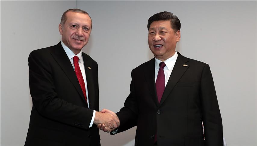 Turkey's president meets with other leaders at G20