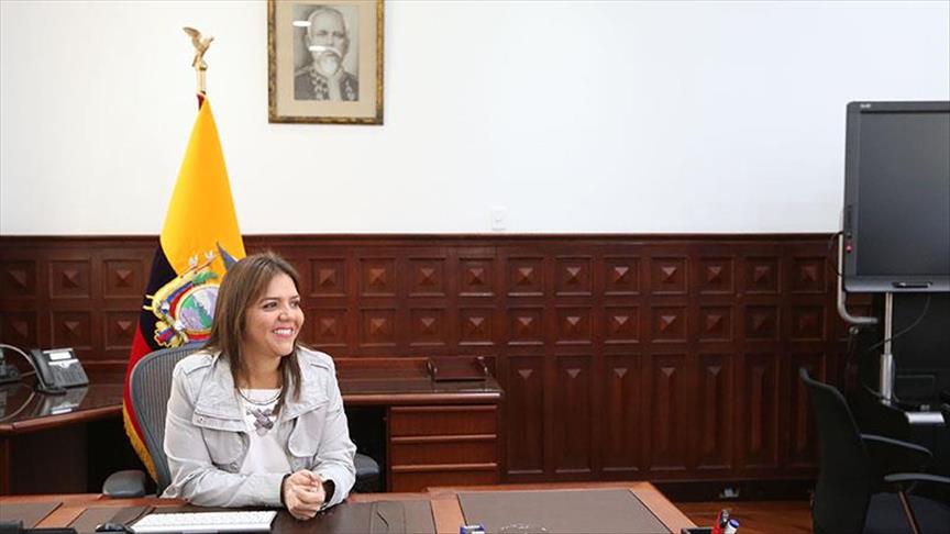 Renunció la vicepresidenta de Ecuador, María Alejandra Vicuña