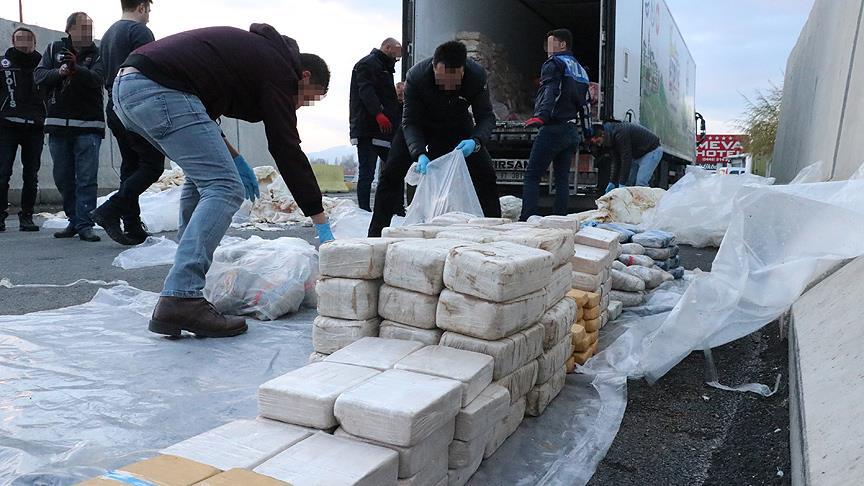 Erzincan'da 1 ton 271 kilogram eroin ele geçirildi