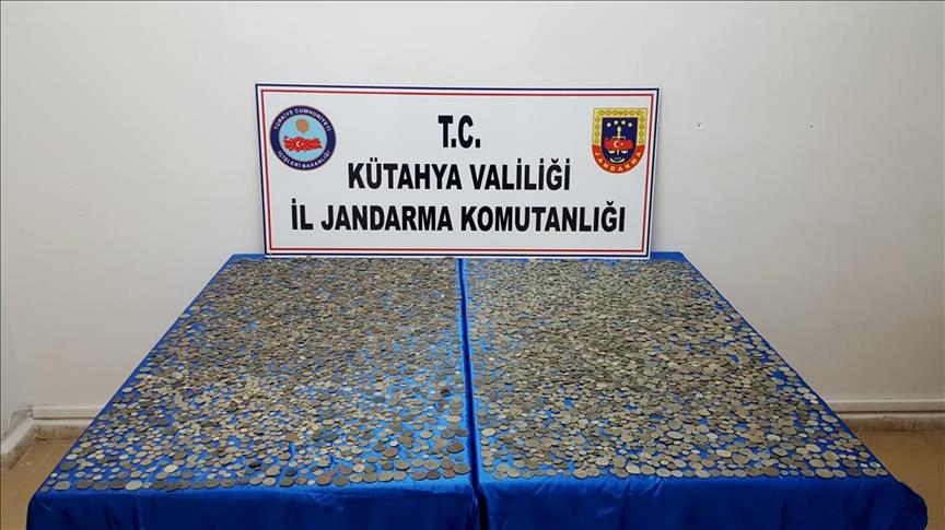 Thousands of ancient coins seized in Aegean Turkey