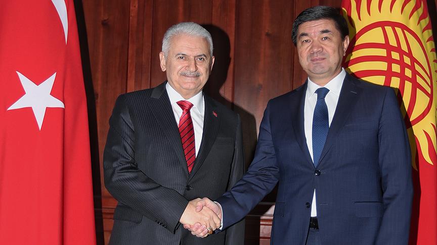 TBMM Başkanı Yıldırım ile Kırgızistan Başbakanı Abılgaziyev bir araya geldi