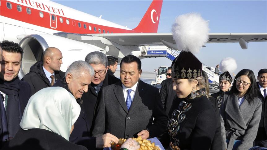 رئیس مجلس ملت کبیر ترکیه وارد قرقیزستان شد