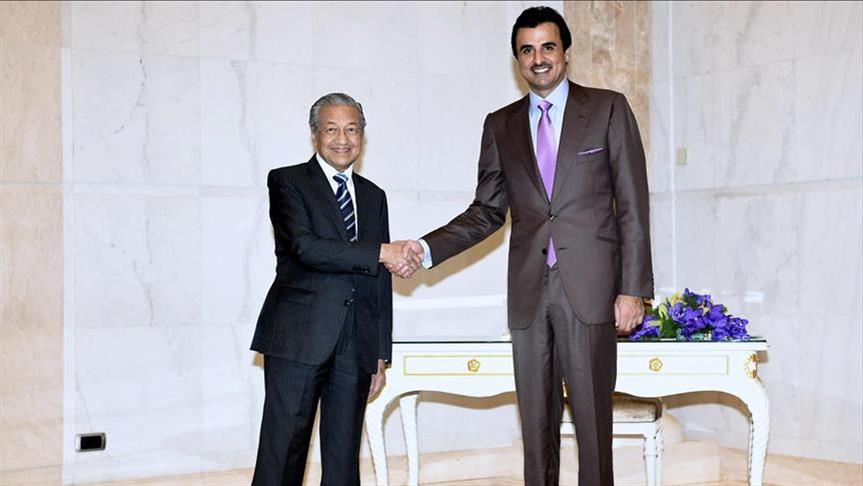 Qatar, Malaysia leaders discuss Gulf crisis