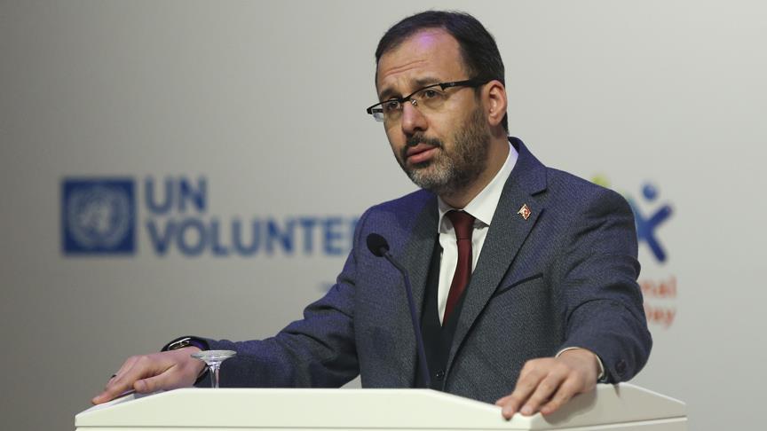 Gençlik ve Spor Bakanı Kasapoğlu: 2019 yılını 'Gönüllülük Yılı' kabul ediyoruz