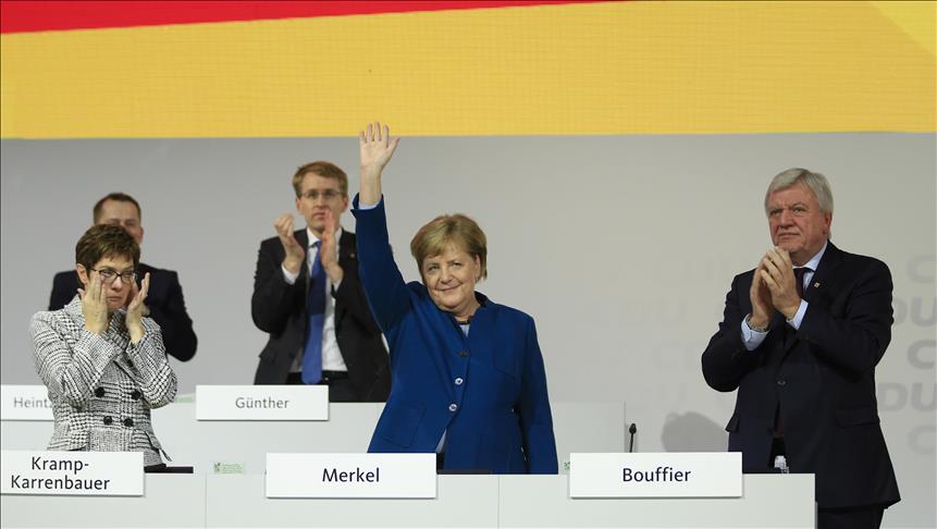 Germany's ruling party to elect Merkel's successor