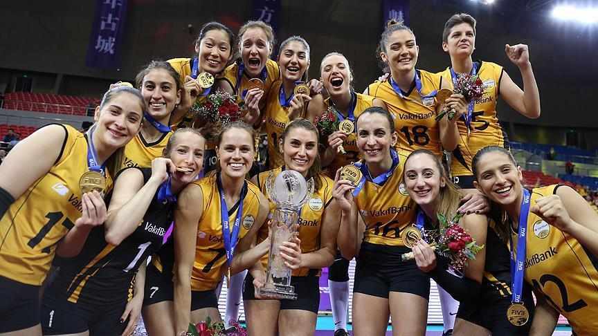 Turkish club wins gold in world women's volleyball championship
