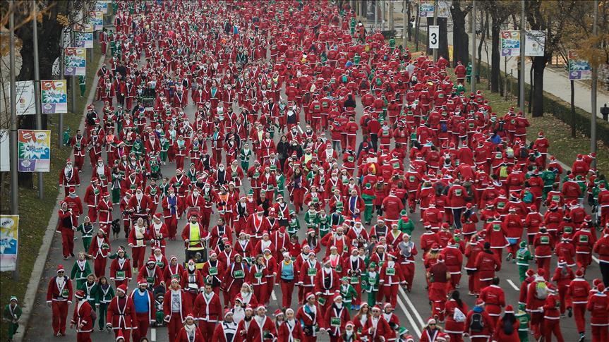 U Madridu održana trka Djeda Mrazova
