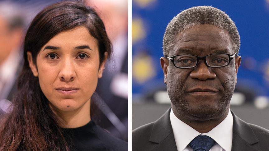 Le prix Nobel de la paix décerné à Denis Mukwege et Nadia Murad à Oslo 