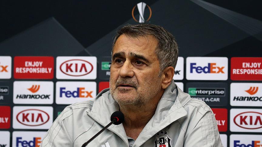 Beşiktaş Teknik Direktörü Güneş: Galip gelerek turu geçmek istiyoruz
