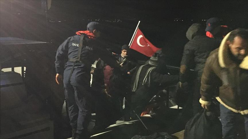 نجات 83 مهاجر توسط گارد ساحلی ترکیه