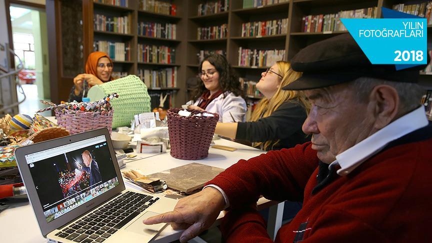 Darülaceze sakinleri AA'nın 'Yılın Fotoğrafları' oylamasına katıldı