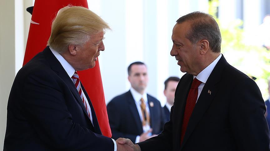 أردوغان وترامب يتفقان على "ضمان تنسيق فعال أكثر في سوريا"