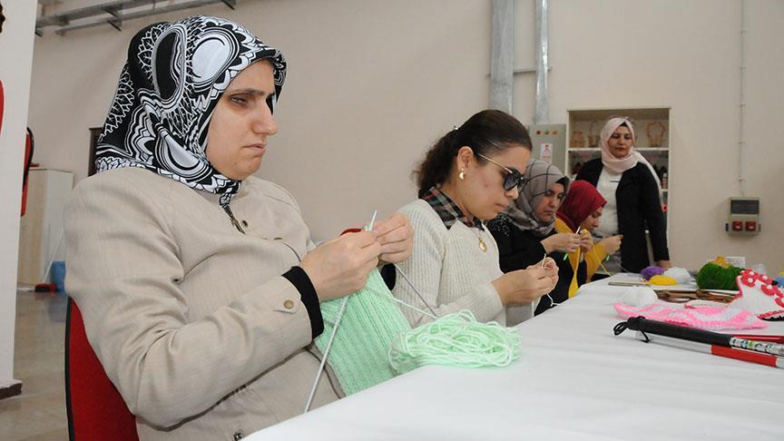 Görme engellilerin el emekleri gelire dönüşecek