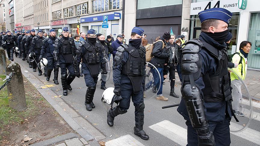 Полиция разогнала акцию протеста в Брюсселе