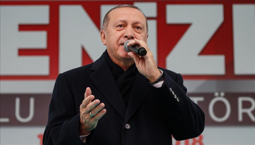 Erdogan: Nous continuerons nos opérations antiterroristes  