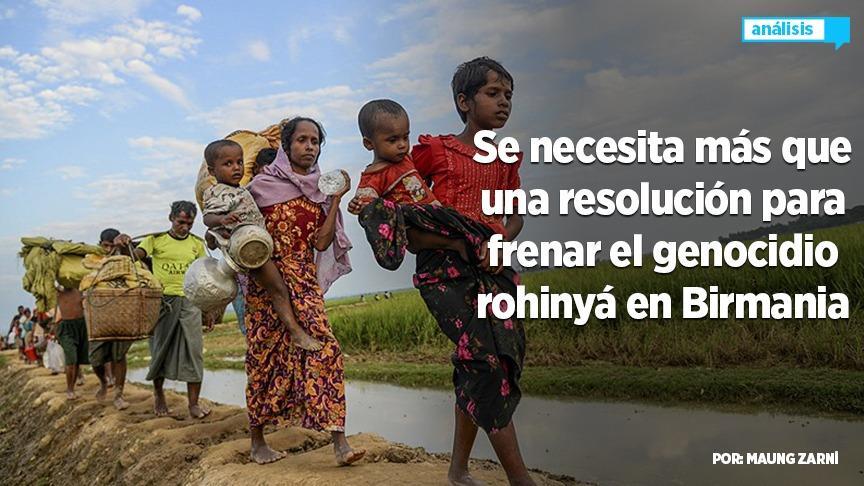 Se necesita más que una resolución para frenar el genocidio rohinyá en Birmania