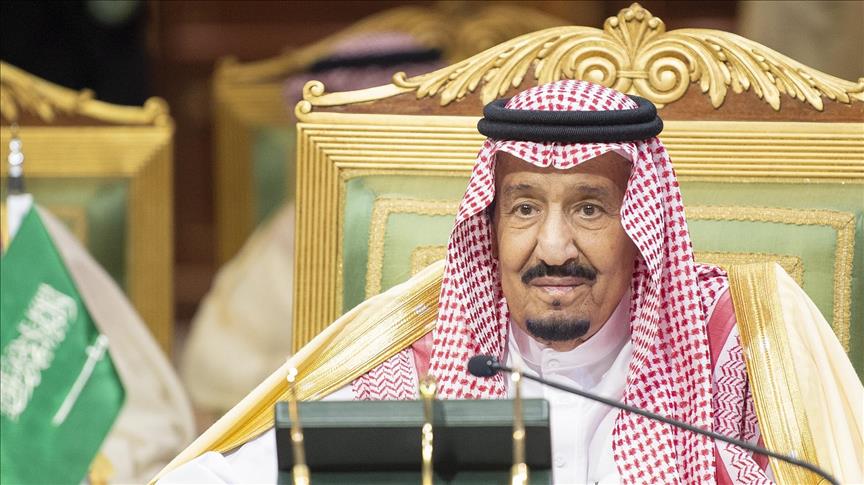 Saudi king meets Iraq parliament speaker in Riyadh