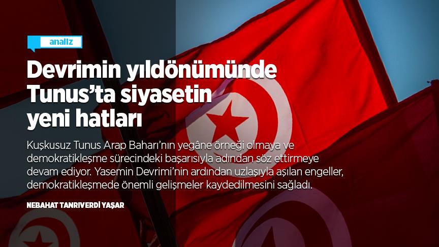 Devrimin yıldönümünde Tunus ta siyasetin yeni hatları