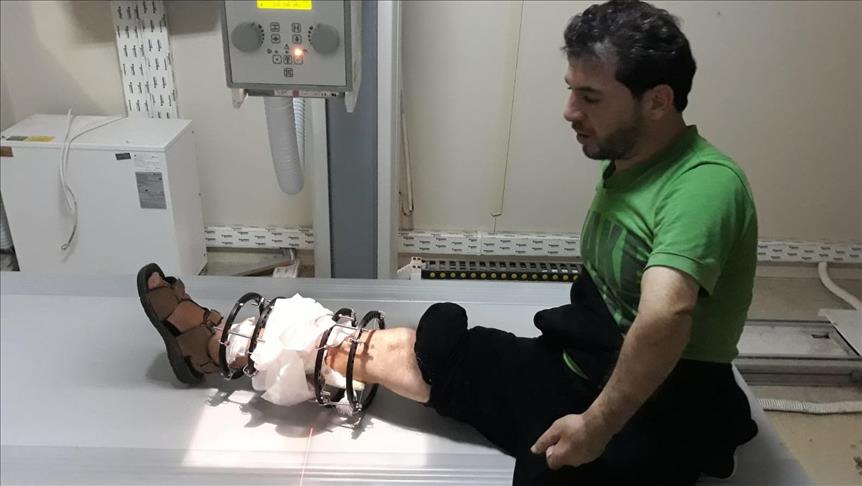 Saldırıda yaralanan eski Suriyeli futbolcuya yardım eli