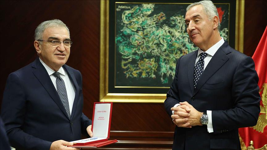 Đukanović uručio ambasadoru Republike Turske medalju za zasluge države Crne Gore