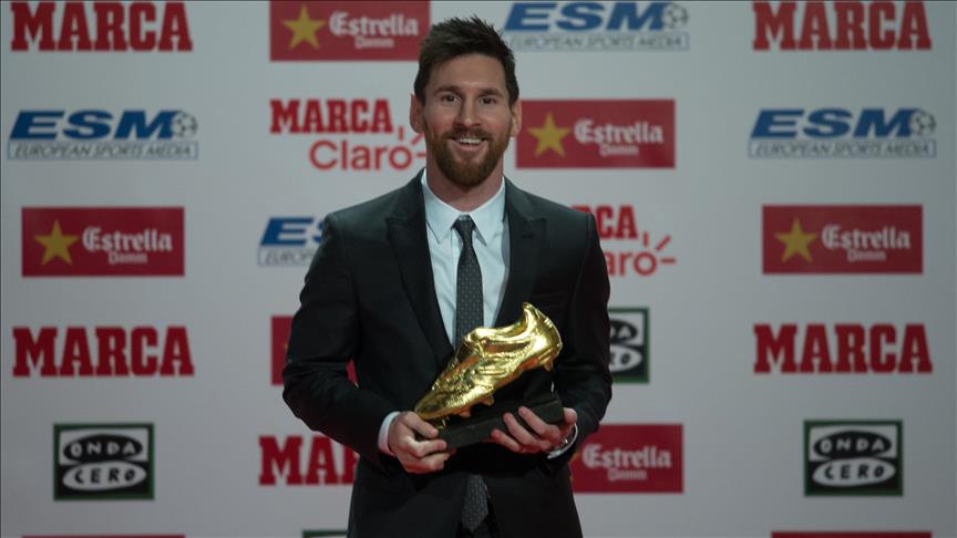 Messi fiton "Këpucën e Artë" për herë të pestë