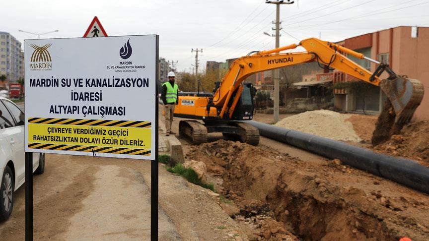 Kızıltepe'nin 48 yıllık su şebekesi yenileniyor 
