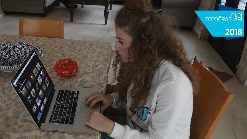 filistinli cesur kizin yilin fotografi
