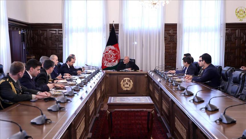 دیدار وزیر دفاع ترکیه با رئیس جمهور افغانستان در کابل