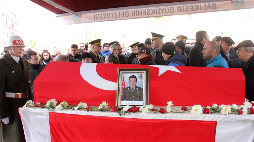 Şehit Astsubay Yılmaz son yolculuğuna uğurlandı