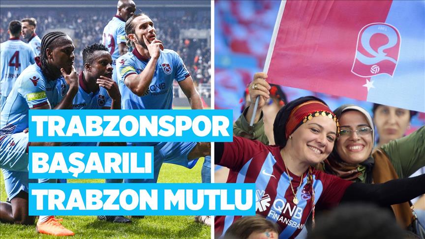 Bordo-mavililer kazanıyor, Trabzon gülüyor