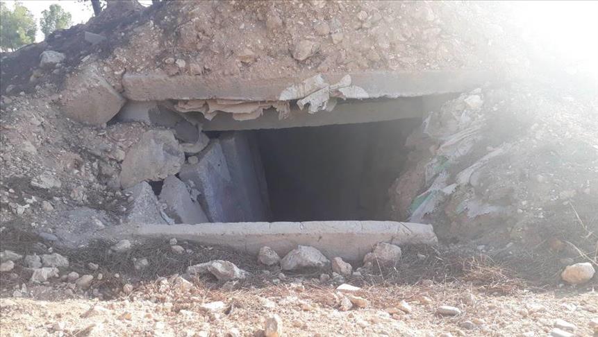 Agencia Anadolu reveló imágenes de los túneles del YPG/PKK en Manbij, Siria