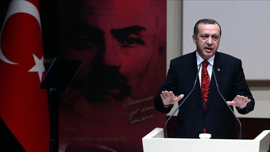 Turkish president commemorates poet of national anthem