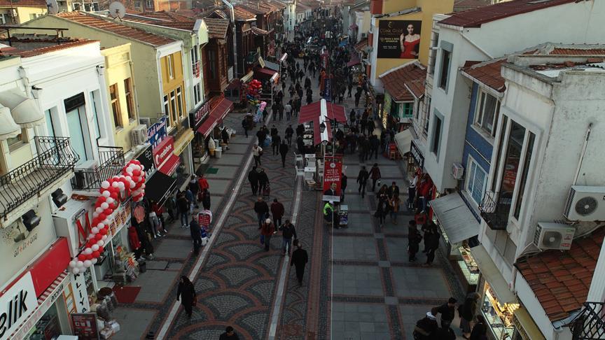 'Edirne Yunan ve Bulgar turistler için alışveriş cenneti'