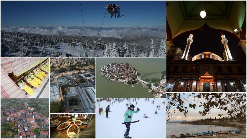 Bursa awaits holidaymakers with hot springs, ski tracks