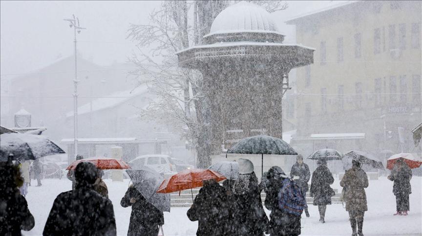 BiH: Narednih dana snijeg i temperature do minus 16 stepeni