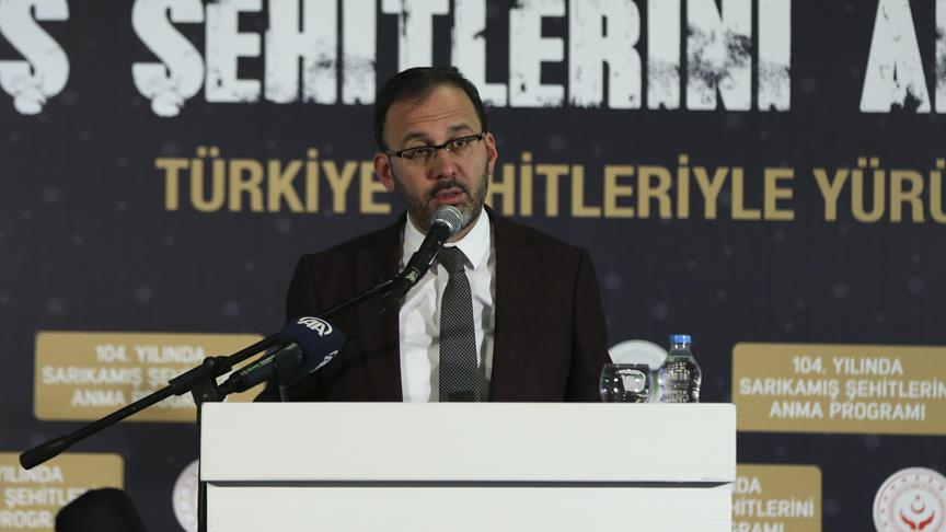 Gençlik ve Spor Bakanı Kasapoğlu: Türkiye'nin hasmı da çoktur hısmı da