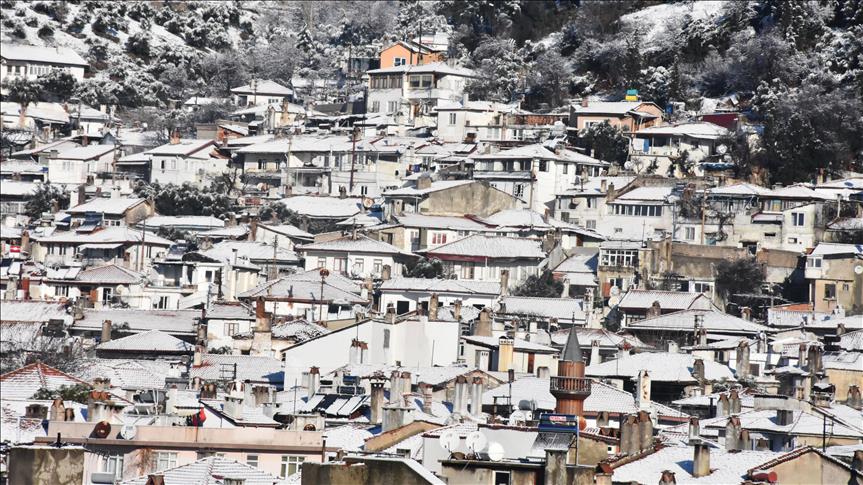 Provincia turca de Mugla se cubre de nieve y deja imágenes dignas de postales