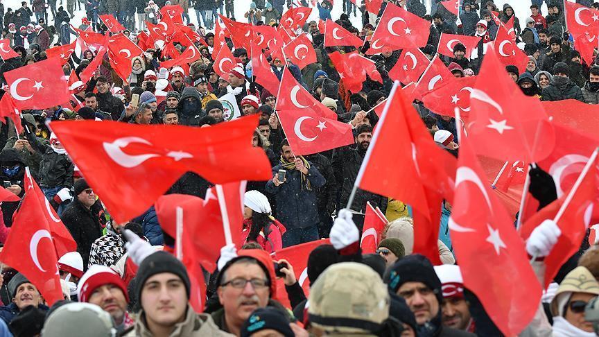 March for fallen WWI soldiers ends in eastern Turkey