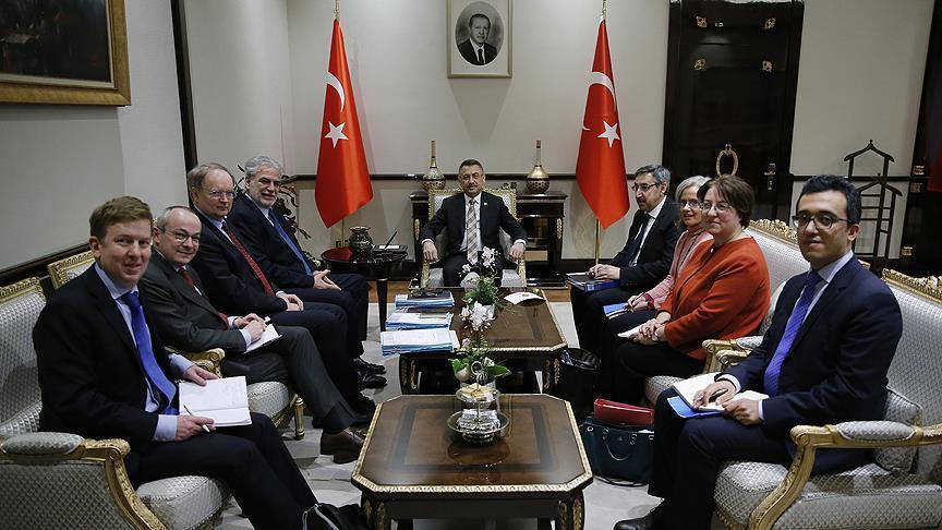 Turkey’s vice president meets EU humanitarian official