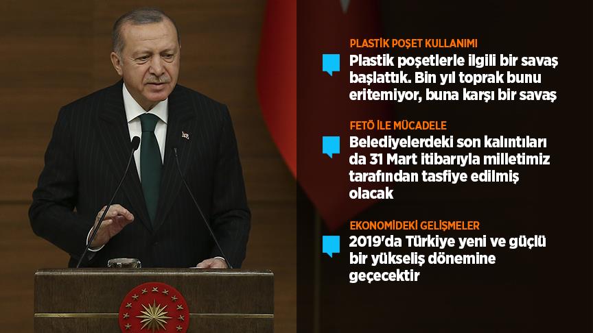 Cumhurbaşkanı Erdoğan: 31 Mart kampanyasında file ve bez torba kullanacağız