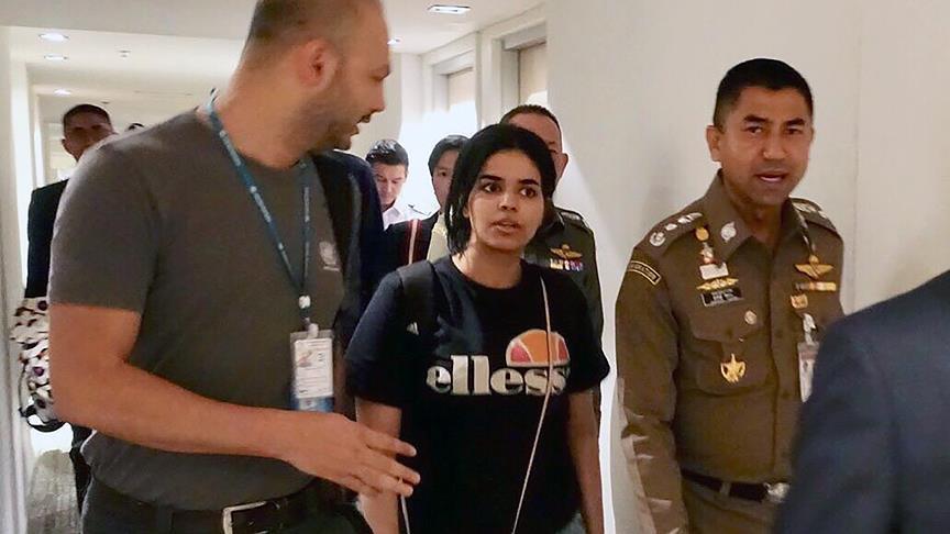 Tayland'da alıkonulan Suudi genç kadın Kanada'ya gidiyor
