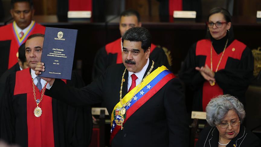 Venezuela’s president sworn in for 2nd term
