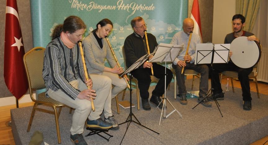 Budapeşte Neyhane'de ilk konser verildi